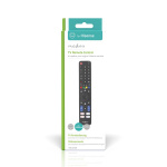 Nedis Utskifting Fjernkontroll | Egnet for: Hi-Sense | Forprogrammert | 1 Enhet | Amazon Prime / Disney + Button / Netflix Knapp / Rakuten TV Button | Infrarød | Sort