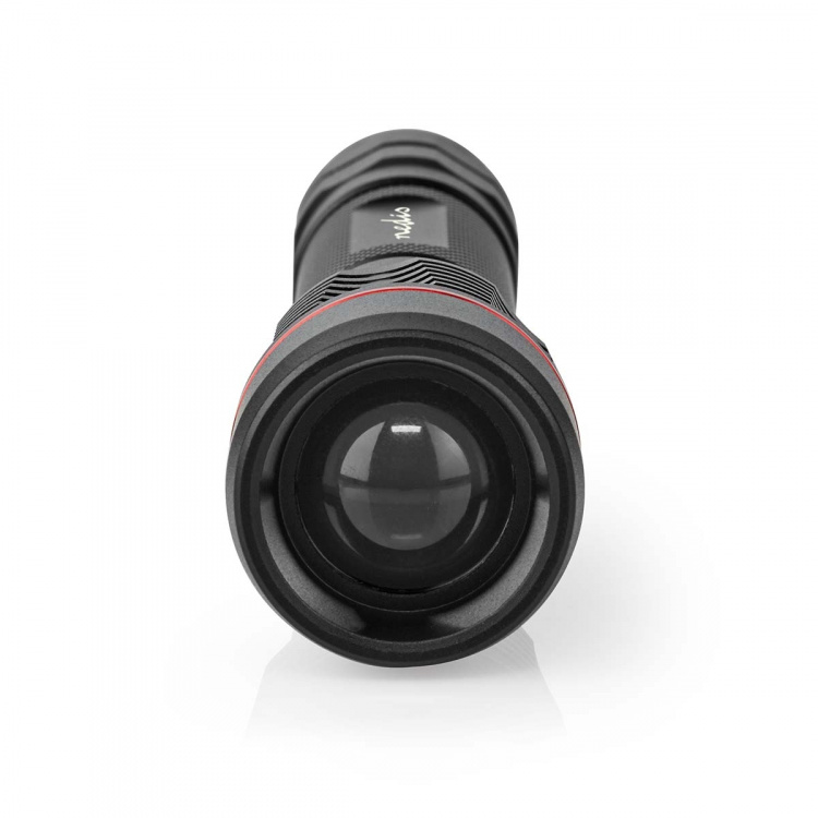 Nedis LED lommelykt | Batteri drevet | 3.7 V DC | 10 W | N/A | batterier følger med | Oppladningsbar | Nominell lysfluks: 1000 lm | Lysrekkevidde: 200 m | Strålevinkel: 10 ° Nedis LED lommelykt | Batteri drevet | 3.7 V DC | 10 W | N/A | batterier følger med | Oppladningsbar | Nominell lysfluks: 1000 lm | Lysrekkevidde: 200 m | Strålevinkel: 10 °