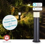 Nedis Smartlife utendørs lys | 360 lm | Zigbee 3.0 | 10 + 4 W | RGB / Varm Hvit | 2700 K | Aluminium | Android™ / IOS Nedis Smartlife utendørs lys | 360 lm | Zigbee 3.0 | 10 + 4 W | RGB / Varm Hvit | 2700 K | Aluminium | Android™ / IOS