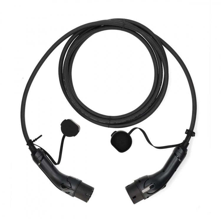 Nedis Kabel for elektrisk kjøretøy | Cable Type 2 | 16 A | 11000 W | 3-faser | 5.00 m | Sort | Gaveeske Nedis Kabel for elektrisk kjøretøy | Cable Type 2 | 16 A | 11000 W | 3-faser | 5.00 m | Sort | Gaveeske