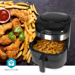 Nedis SmartLife Hot Air Fryer | Wi-Fi | 7,2 l | Timer: 60 min | Antall forhåndinnstilte programmer: 8 | Digitalt | Android™ / IOS | Sort Nedis SmartLife Hot Air Fryer | Wi-Fi | 7,2 l | Timer: 60 min | Antall forhåndinnstilte programmer: 8 | Digitalt | Android™ / IOS | Sort
