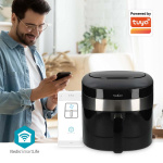 Nedis SmartLife Hot Air Fryer | Wi-Fi | 7,2 l | Timer: 60 min | Antall forhåndinnstilte programmer: 8 | Digitalt | Android™ / IOS | Sort Nedis SmartLife Hot Air Fryer | Wi-Fi | 7,2 l | Timer: 60 min | Antall forhåndinnstilte programmer: 8 | Digitalt | Android™ / IOS | Sort