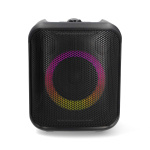 Nedis Bluetooth® Party Speaker | Maksimal batteritid: 5 timer | 150 W | Bære håndtak | Party lys | Linkable | Equalizer | Oransje / Sort Nedis Bluetooth® Party Speaker | Maksimal batteritid: 5 timer | 150 W | Bære håndtak | Party lys | Linkable | Equalizer | Oransje / Sort