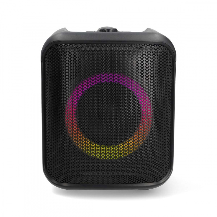 Nedis Bluetooth® Party Speaker | Maksimal batteritid: 5 timer | 150 W | Bære håndtak | Party lys | Linkable | Equalizer | Oransje / Sort Nedis Bluetooth® Party Speaker | Maksimal batteritid: 5 timer | 150 W | Bære håndtak | Party lys | Linkable | Equalizer | Oransje / Sort