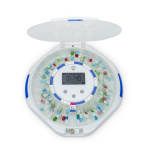 Nedis SmartLife Pilledispenser | Wi-Fi | 28 Rom | Antall alarmtider: 9 alarmtider per dag | Lys / Pip / Stemme | LCD-skjerm | Hvit Nedis SmartLife Pilledispenser | Wi-Fi | 28 Rom | Antall alarmtider: 9 alarmtider per dag | Lys / Pip / Stemme | LCD-skjerm | Hvit