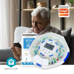 Nedis SmartLife Pilledispenser | Wi-Fi | 28 Rom | Antall alarmtider: 9 alarmtider per dag | Lys / Pip / Stemme | LCD-skjerm | Hvit Nedis SmartLife Pilledispenser | Wi-Fi | 28 Rom | Antall alarmtider: 9 alarmtider per dag | Lys / Pip / Stemme | LCD-skjerm | Hvit