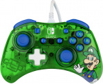 PDP Gaming Rock Candy Wired Controller - kablet spillkontroller, Luigi, Switch