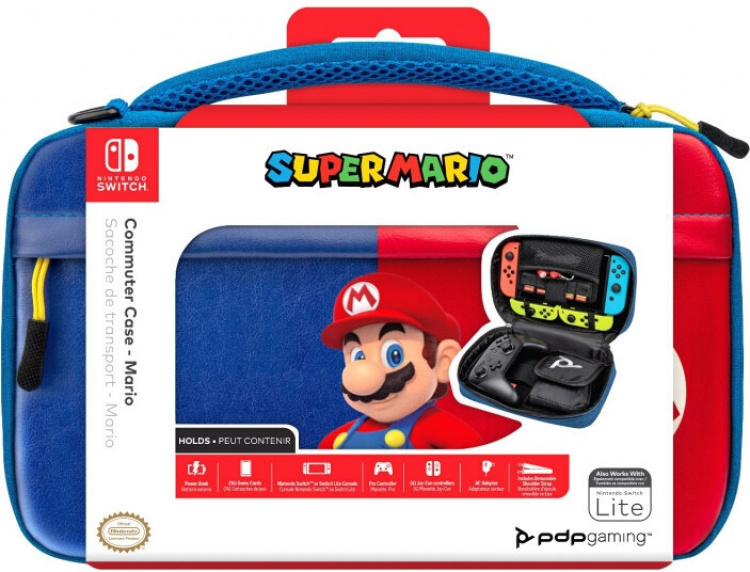 PDP Gaming Switch Commuter Case - transportveske, Mario, Switch