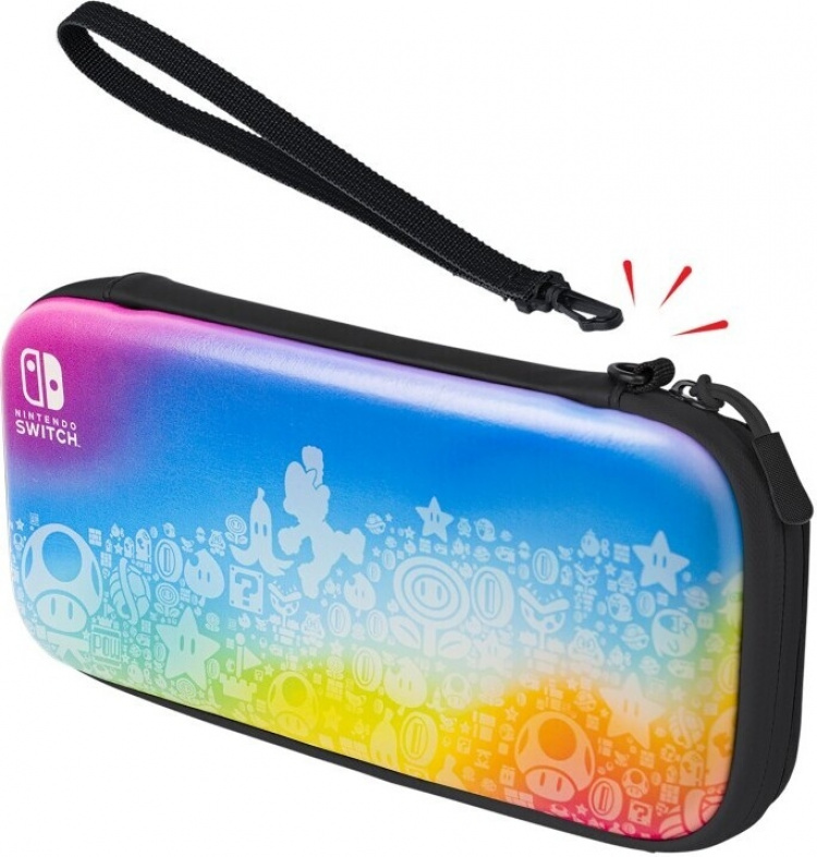 PDP Gaming Slim Deluxe Travel Case - Star Spectrum beskyttelsesveske, Switch