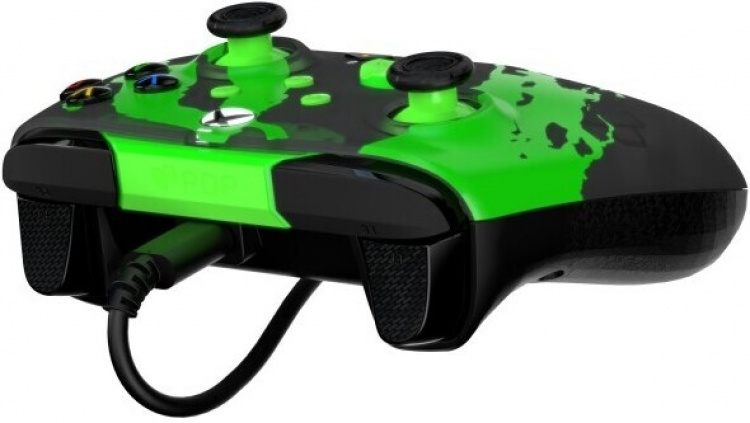PDP Gaming Rematch kablet kontroller - Jolt Green (Glow In Dark) - kablet spillkontroller, Xbox