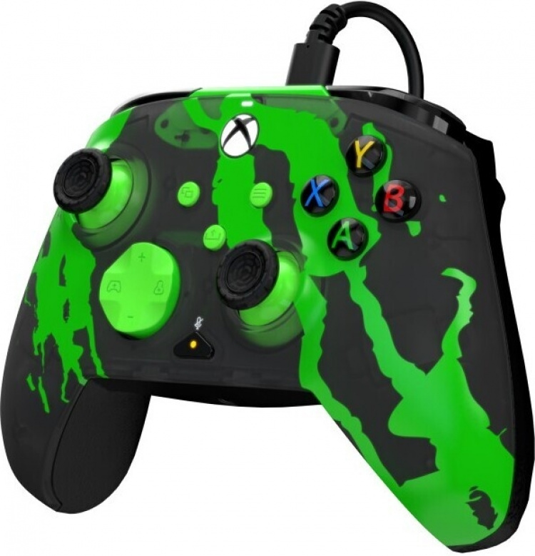 PDP Gaming Rematch kablet kontroller - Jolt Green (Glow In Dark) - kablet spillkontroller, Xbox