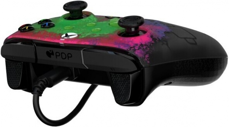PDP Gaming Rematch kablet kontroller - Space Dust (Glow In Dark) - kablet spillkontroller, Xbox PDP Gaming Rematch kablet kontroller - Space Dust (Glow In Dark) - kablet spillkontroller, Xbox