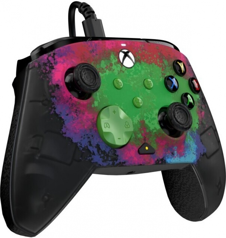 PDP Gaming Rematch kablet kontroller - Space Dust (Glow In Dark) - kablet spillkontroller, Xbox PDP Gaming Rematch kablet kontroller - Space Dust (Glow In Dark) - kablet spillkontroller, Xbox
