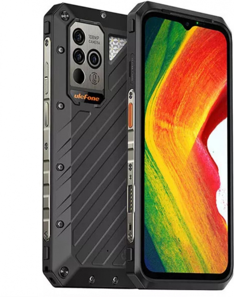 Ulefone Power Armor 18 5G-telefon, 256/12 GB, svart