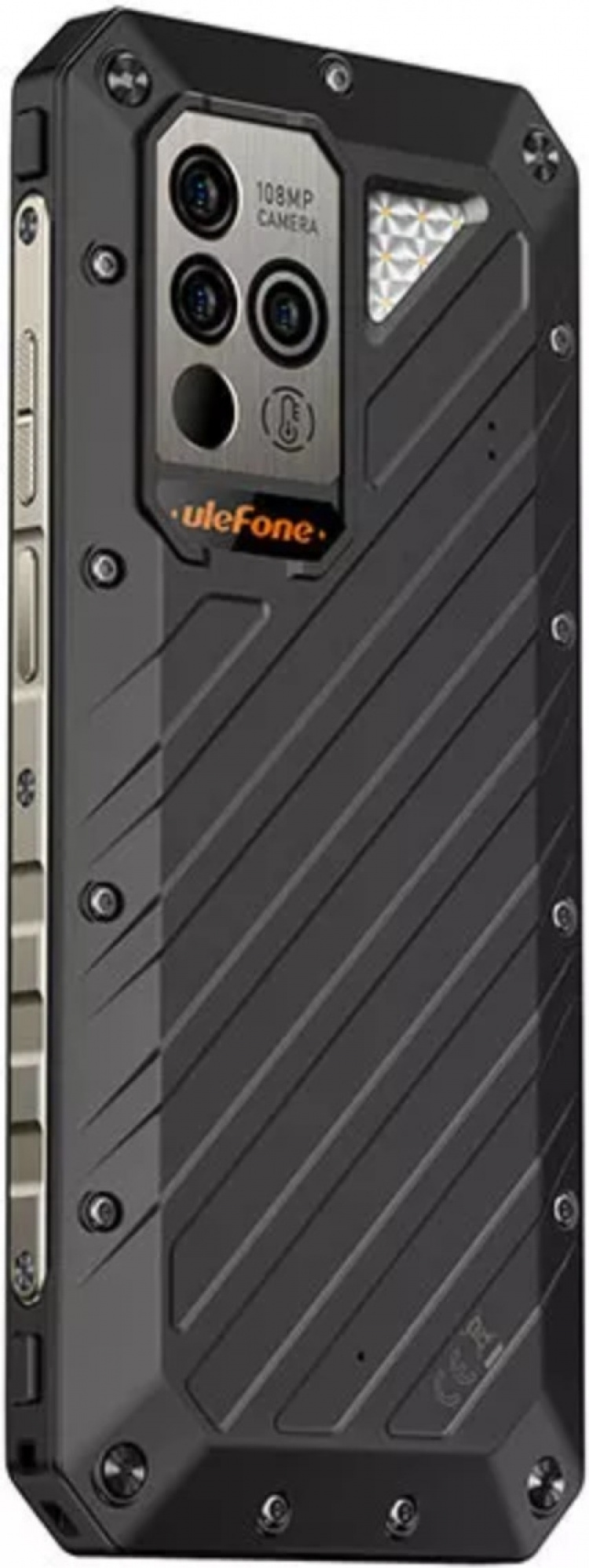 Ulefone Power Armor 18 5G-telefon, 256/12 GB, svart