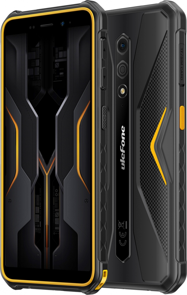 Ulefone Armor X12 Pro-telefon, 64/4 GB, svart/oransje