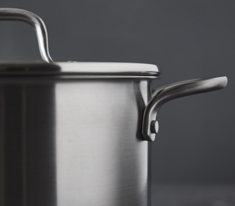 Tefal Virtuoso gryte, 24 cm / 5,3 L, rustfritt stål