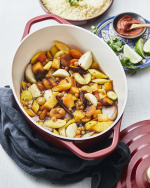 Tefal Air støpejernspanne, 5,7 L, rød