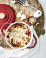 Tefal Air støpejernspanne, 4,7 L, rød