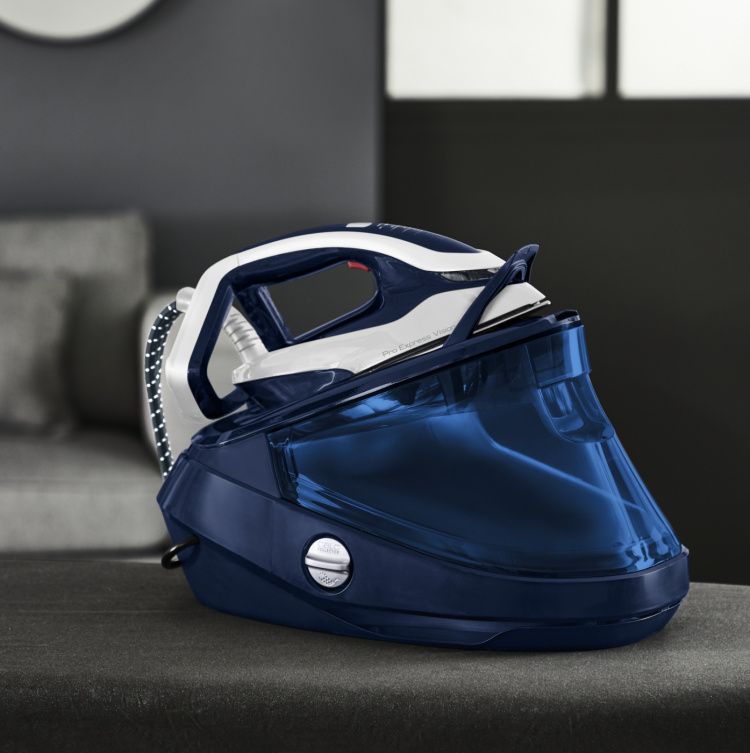 Tefal Pro Express Vision GV9812E0 damp Blå/hvit