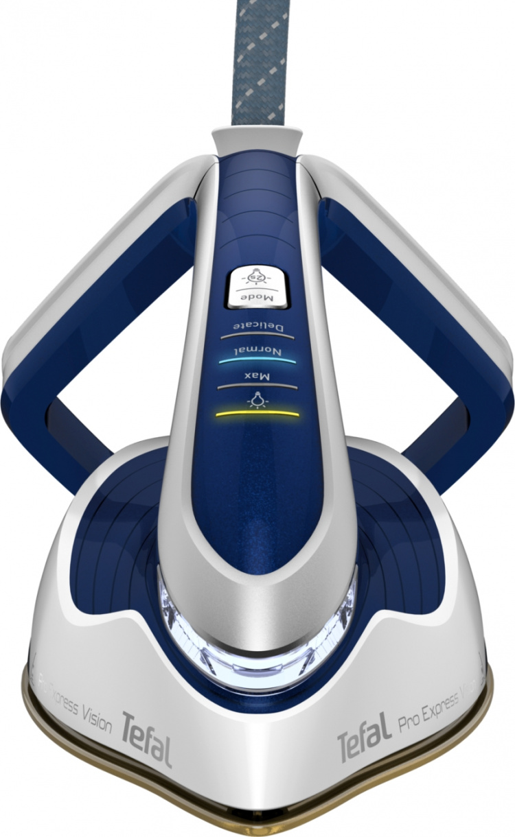 Tefal Pro Express Vision GV9812E0 damp Blå/hvit