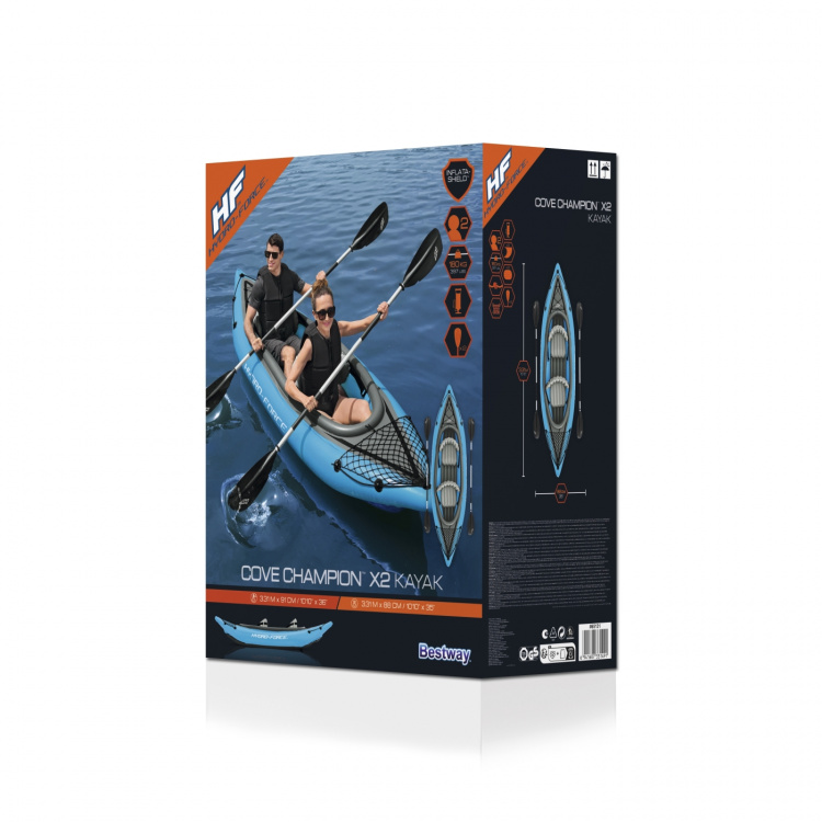 Bestway Hydro Force Cove Champion X2 kajakk 331 x 88 cm
