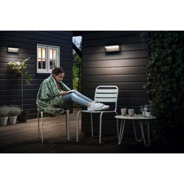 Philips Bustan Wall Ultra Efficient LED 3,8W 800lm Antrasitt