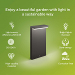 Philips Bustan Pedistal Ultra Efficient LED 3,8W 800lm Antrasitt