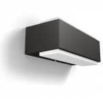 Philips Stratosphere Vegglampe Ultra Efficient LED 3,8W 800lm Antracitt Philips Stratosphere Vegglampe Ultra Efficient LED 3,8W 800lm Antracitt