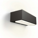 Philips Stratosphere Vegglampe Ultra Efficient LED 3,8W 800lm Antracitt Philips Stratosphere Vegglampe Ultra Efficient LED 3,8W 800lm Antracitt