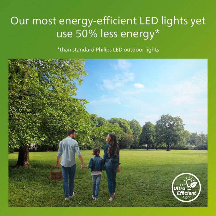 Philips Stratosphere Vegglampe Ultra Efficient LED 3,8W 800lm Antracitt Philips Stratosphere Vegglampe Ultra Efficient LED 3,8W 800lm Antracitt