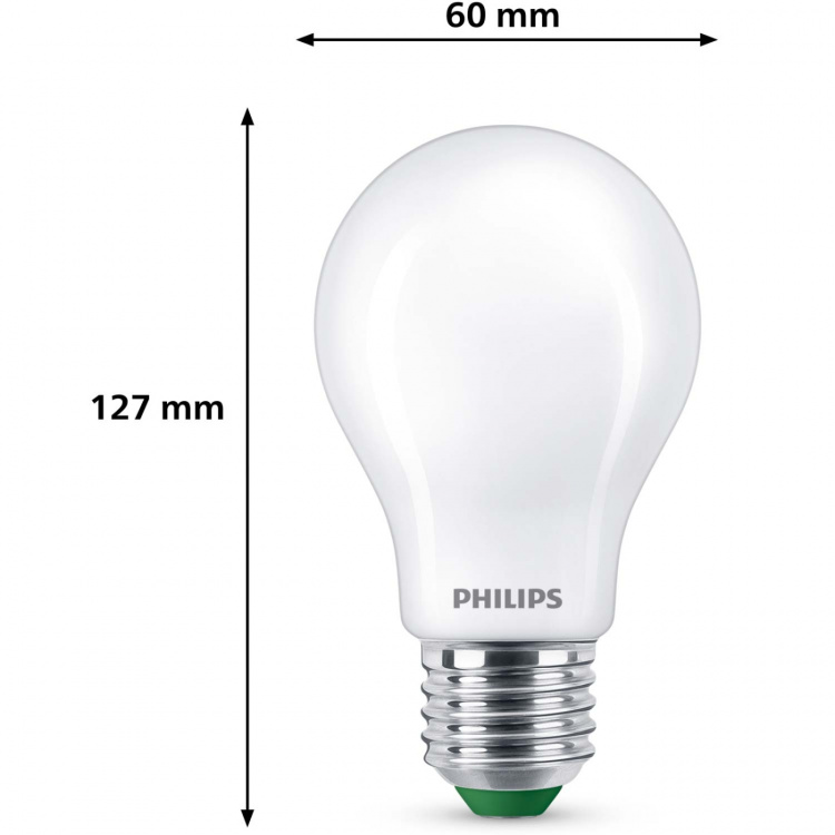 Philips LED E27 Normal 7,3W (100W) Frostet 1535lm 2700K Energiklasse A