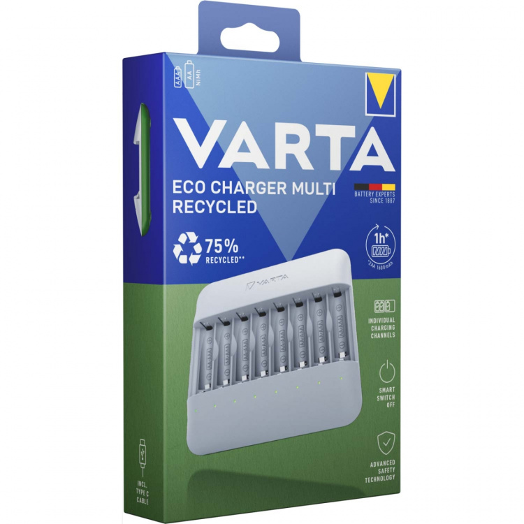 Varta Eco Charger Multi Resirkulert