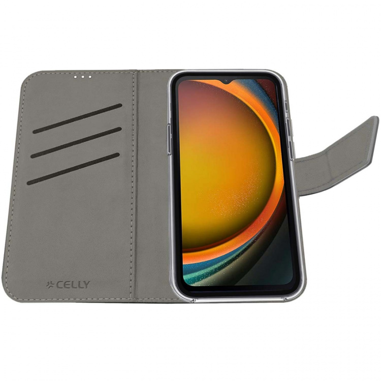 Celly Wally Wallet Wallet-etui Galaxy XCover 7 Svart