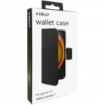 Celly Wally Wallet Wallet-etui Galaxy XCover 7 Svart