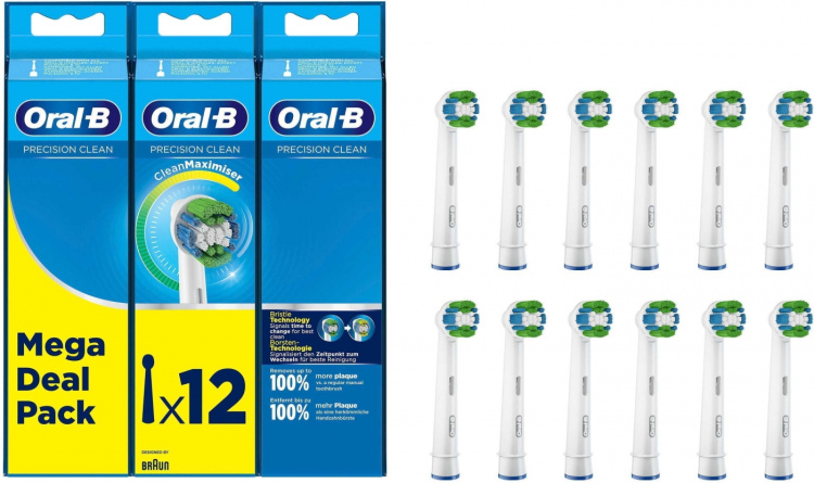 Oral B Precision Clean - børstehoder, 12 stk
