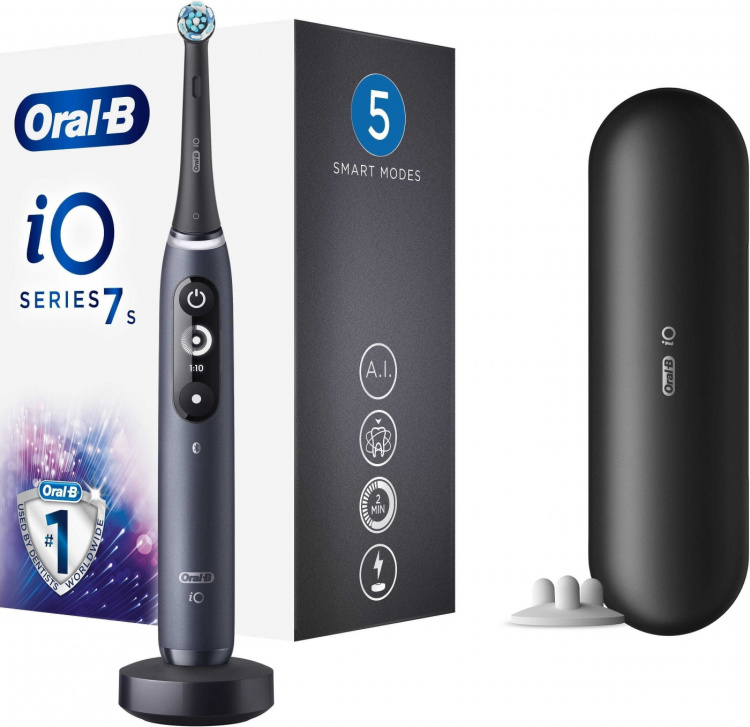 Oral B iO Series 7 - elektrisk tannbørste, svart