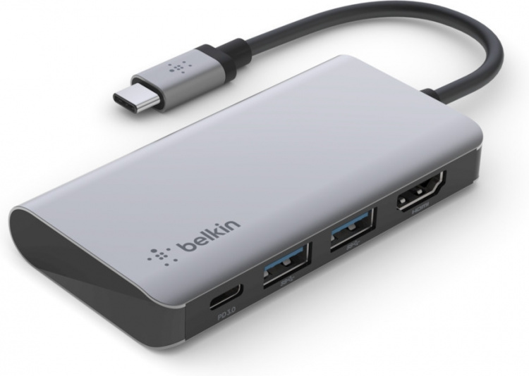 Belkin USB-C 4 i 1 Multi-Port Adapter Belkin USB-C 4 i 1 Multi-Port Adapter