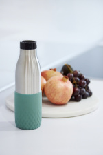 Tefal Bludrop Sleeve drikkeflaske, 0,7 L, grønn/stål