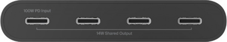 Belkin Koble til USB-C-hub, fire porter