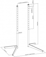 ONE FOR ALL WM7610 Gulvstativ for 32-65