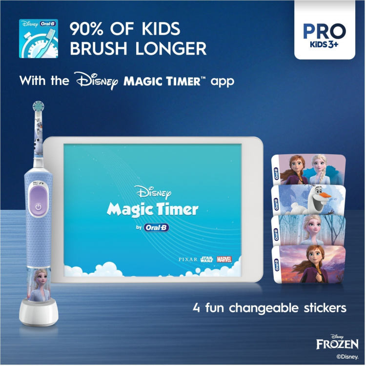 Oral B Vitality Pro Kids Frozen - elektrisk tannbørste