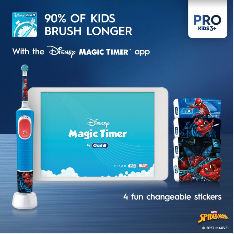 Oral B Vitality Pro Kids Spider-Man - elektrisk tannbørste Oral B Vitality Pro Kids Spider-Man - elektrisk tannbørste
