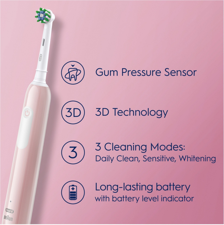 Oral B Pro Series 1 - elektrisk tannbørste, rosa