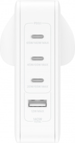 Belkin BoostCharge Pro 4-port GaN 140W vegglader
