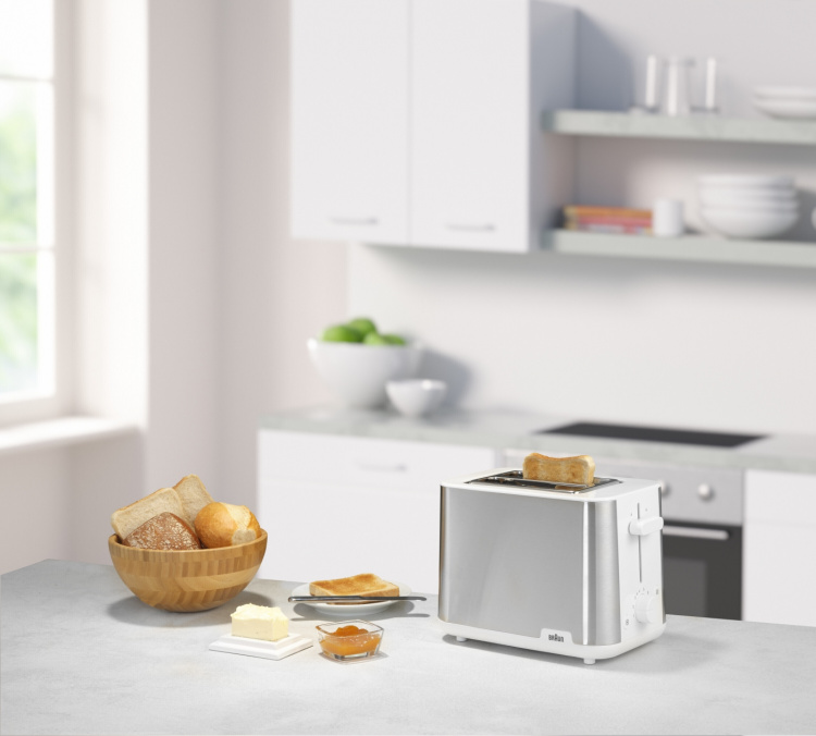 Braun HT1510WH PurShine brødrister