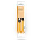 Nedis SATA kabel | 6 Gbps | SATA 7-Pin Hun | SATA 7-Pin Hun | Nikkel belagt | 0.50 m | Flatt | PVC | Gul | Boks