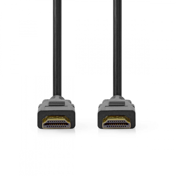 Nedis Ultra High Speed HDMI ™ Cable | HDMI ™ -kontakt | HDMI ™ -kontakt | 8K@60Hz | 48 Gbps | 3.00 m | Rund | 6.7 mm | Sort | Label Nedis Ultra High Speed HDMI ™ Cable | HDMI ™ -kontakt | HDMI ™ -kontakt | 8K@60Hz | 48 Gbps | 3.00 m | Rund | 6.7 mm | Sort | Label