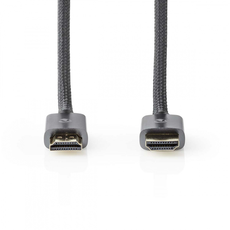 Nedis Ultra High Speed ​​HDMI ™ Cable | HDMI ™ -kontakt | HDMI ™ -kontakt | 8K@60Hz | 48 Gbps | 5.00 m | Rund | 6.7 mm | Gun Metal Grå | Deksel Vindusboks