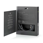 Nedis Ultra High Speed ​​HDMI ™ Cable | HDMI ™ -kontakt | HDMI ™ -kontakt | 8K@60Hz | 48 Gbps | 5.00 m | Rund | 6.7 mm | Gun Metal Grå | Deksel Vindusboks